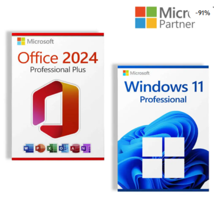 Microsoft Office 2024 Professional Plus + Microsoft Windows 11 Pro